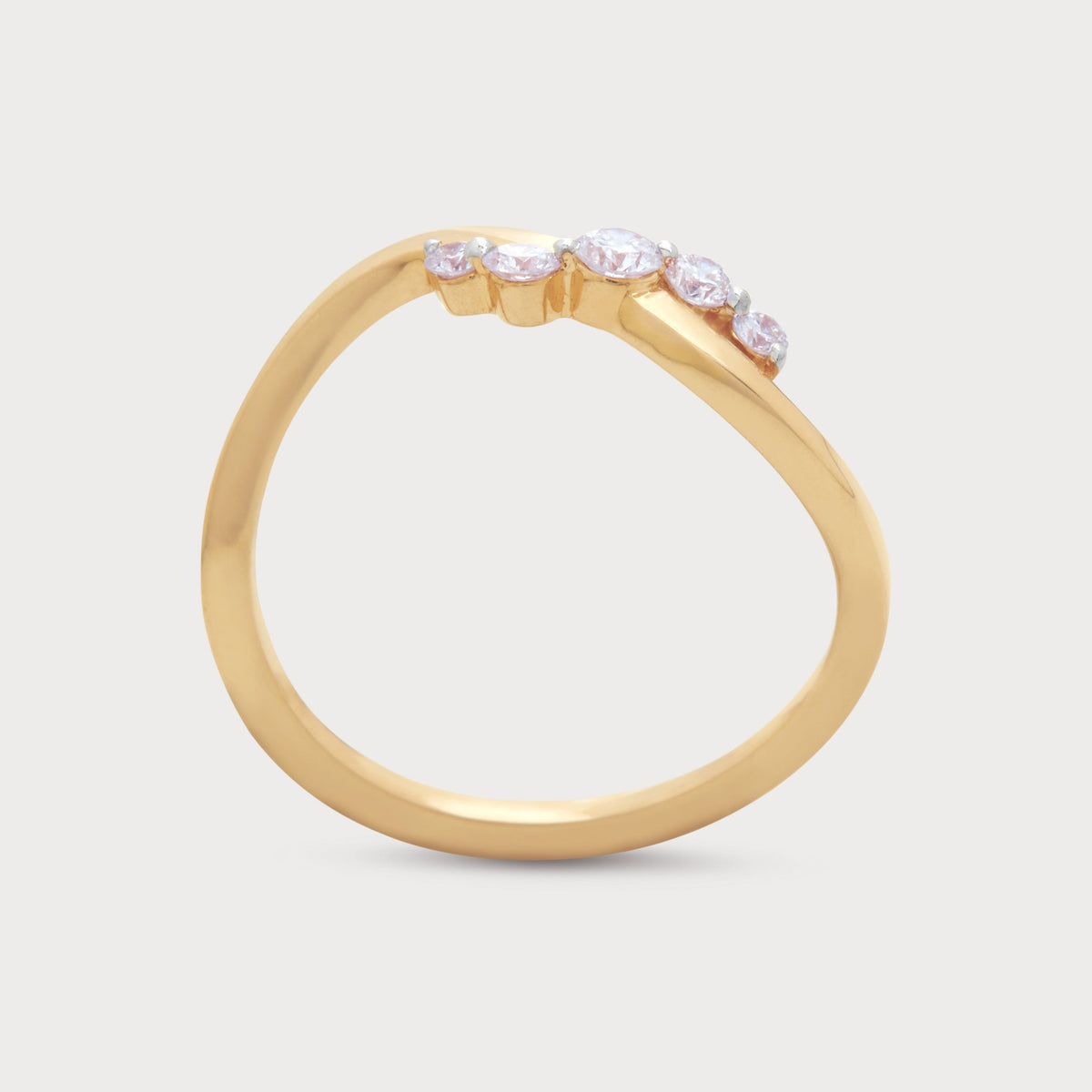 Flow Diamond Ring