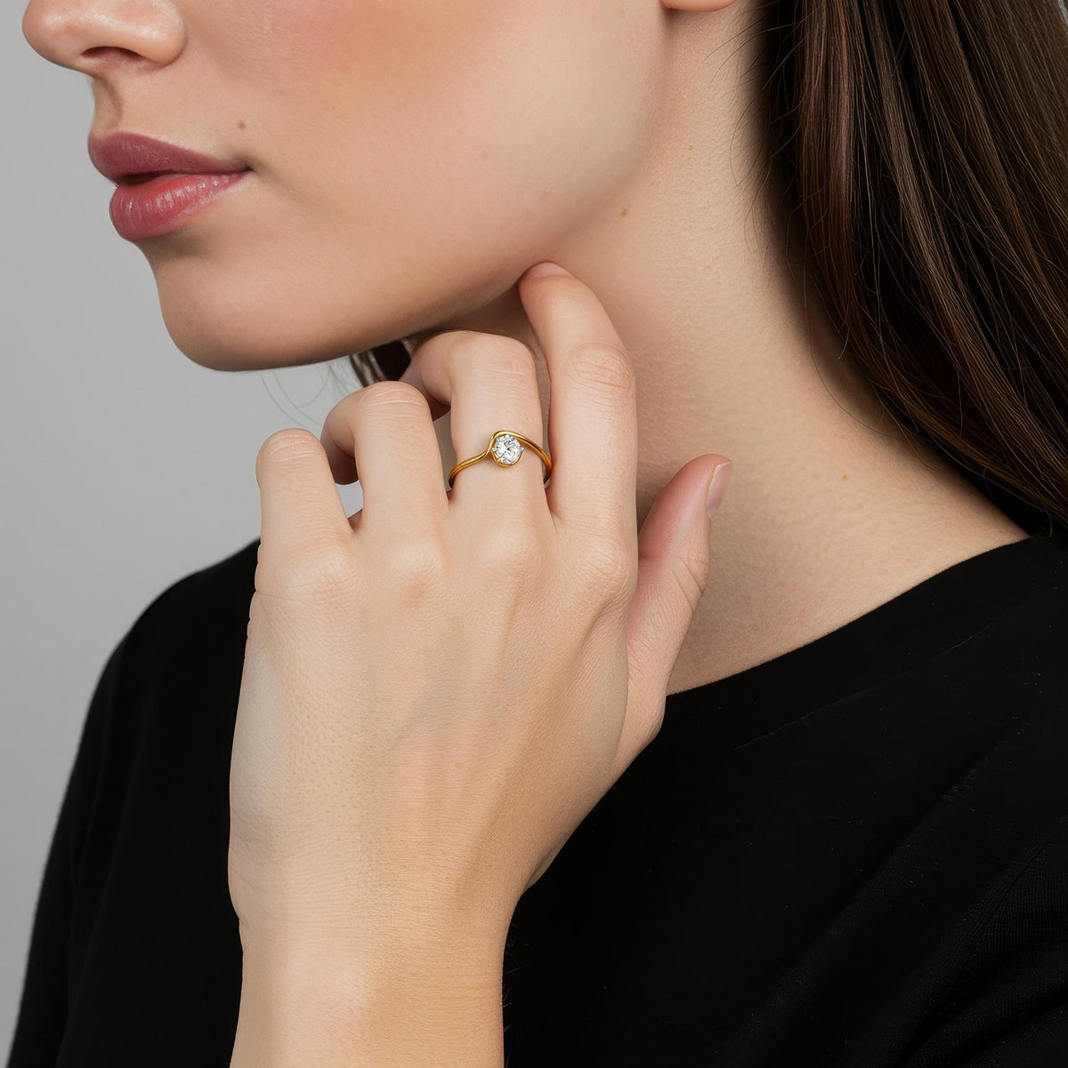River Diamond Ring