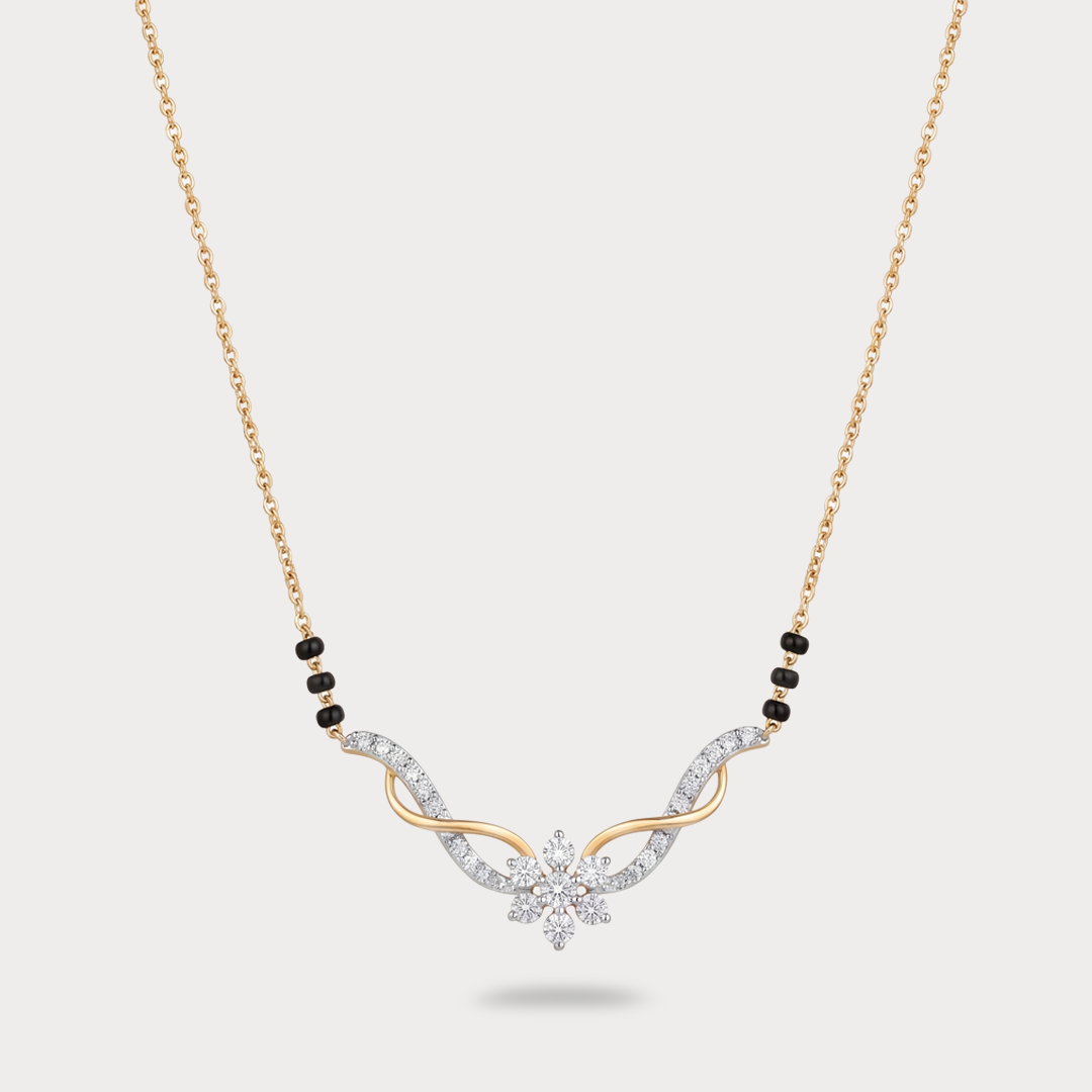 Bloom Entwine Diamond Mangalsutra