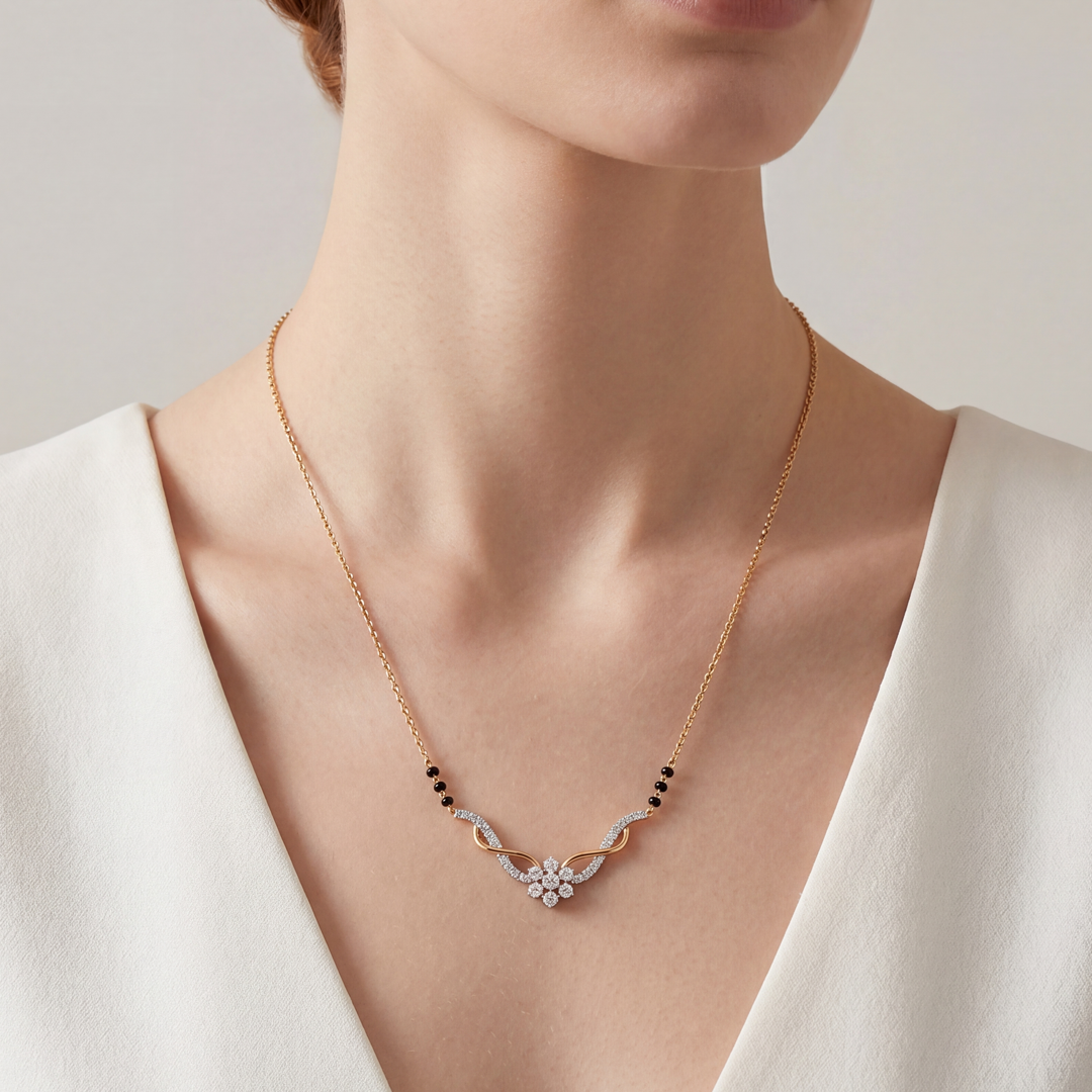 Bloom Entwine Diamond Mangalsutra