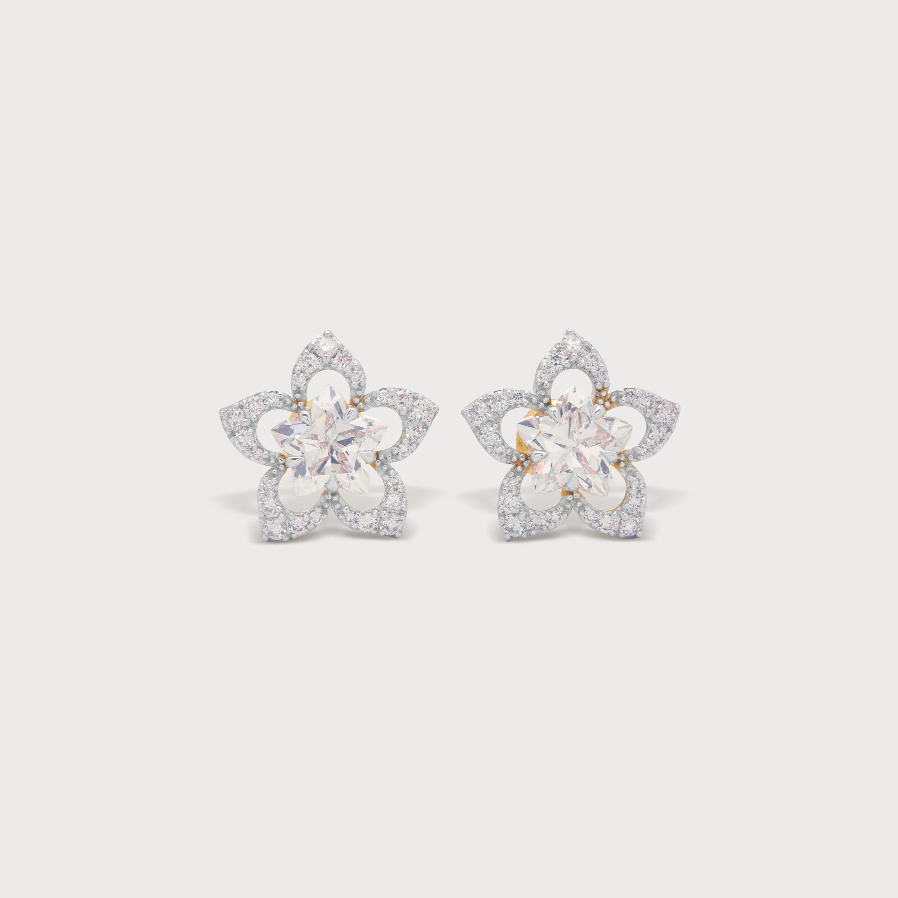 Orchid Halo Diamond Studs
