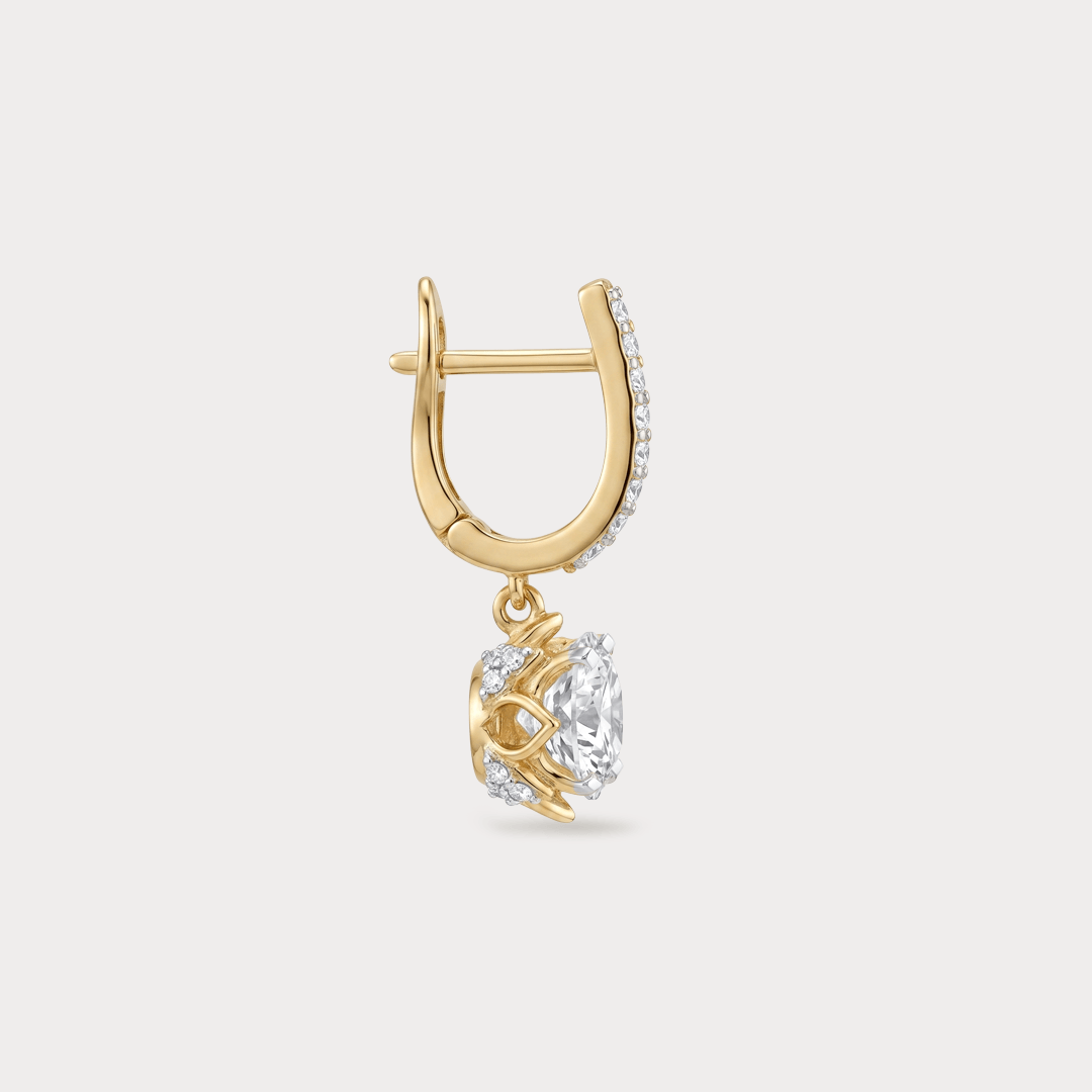 Magnesia Extra Brilliant Solitaire Diamond Earrings