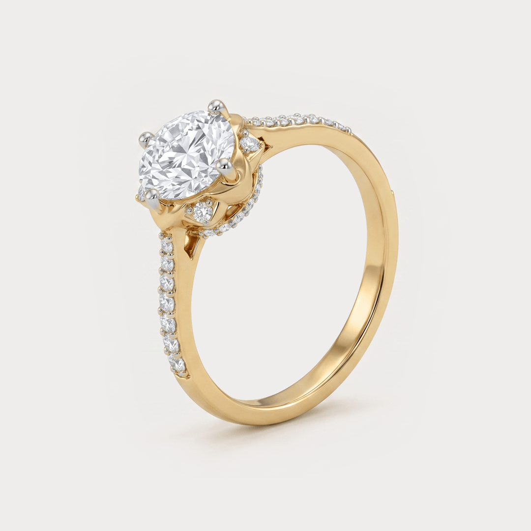 Summit Extra Brilliant Solitaire Diamond Ring