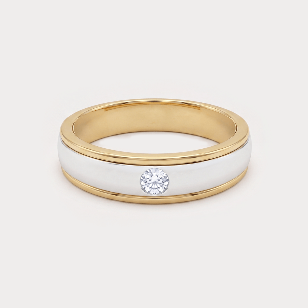 Heartline Diamond Men's Ring
