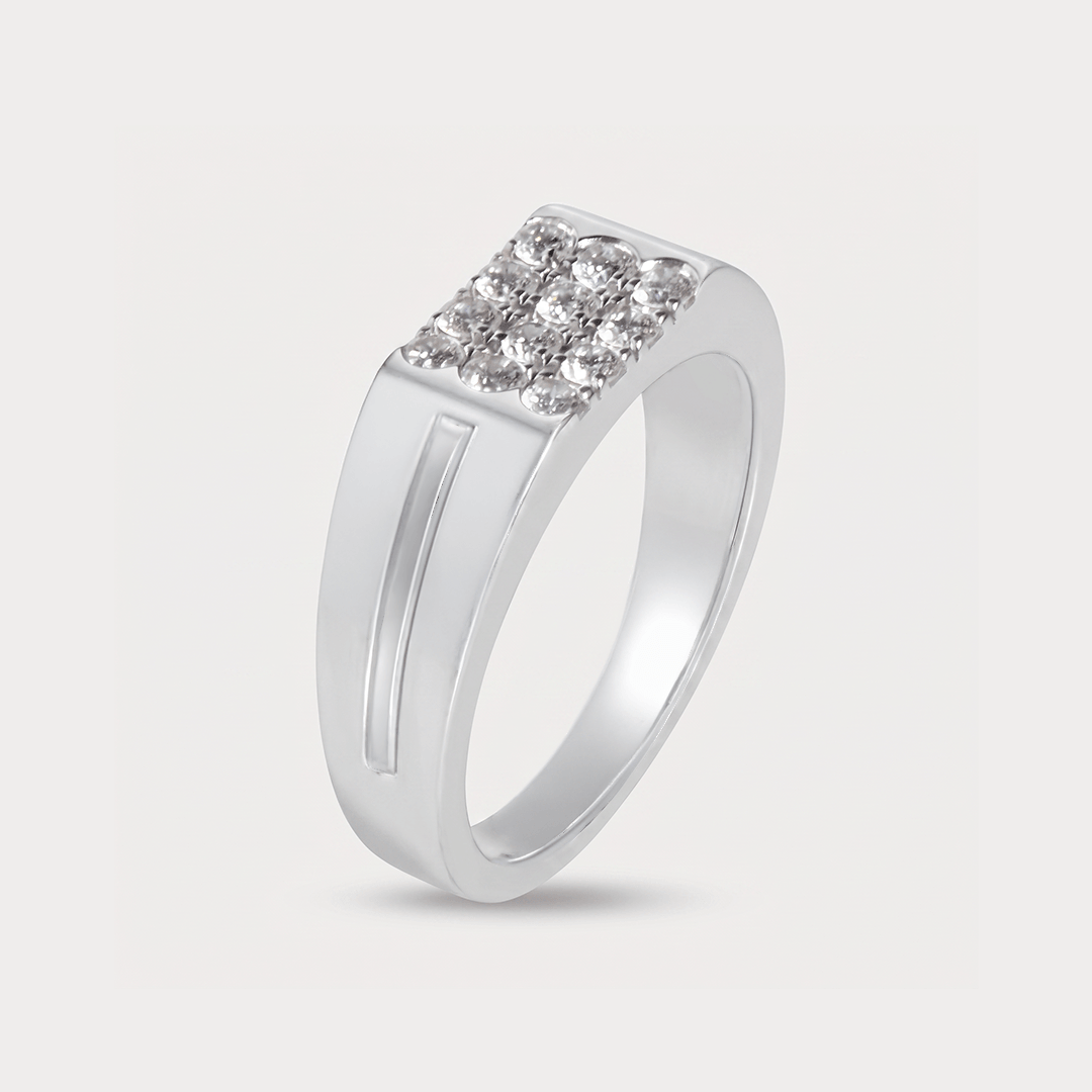 Polar Star Diamond Men's Ring