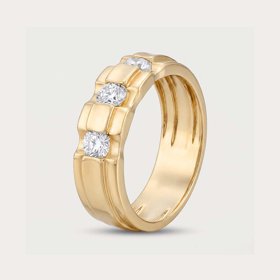 Guiding Star Diamond Men's Ring