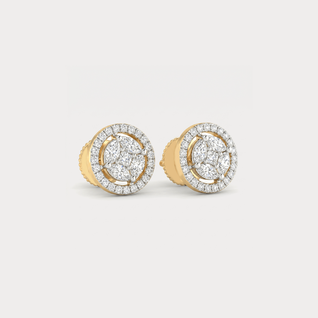 Regal Spark Diamond Earrings