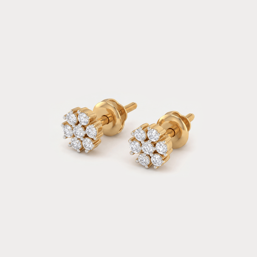 Floréal Stars & Flowers Diamond Earrings