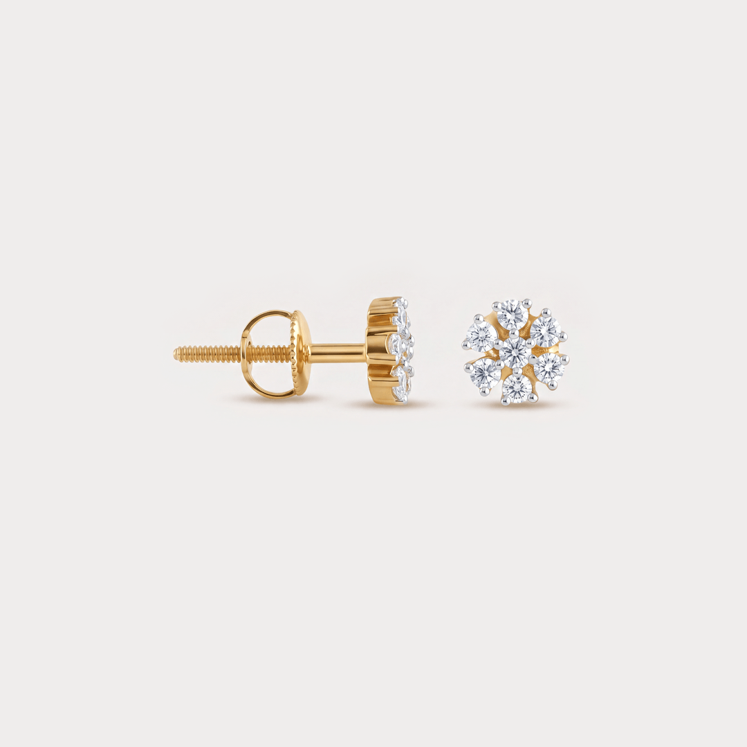 Floréal Stars & Flowers Diamond Earrings
