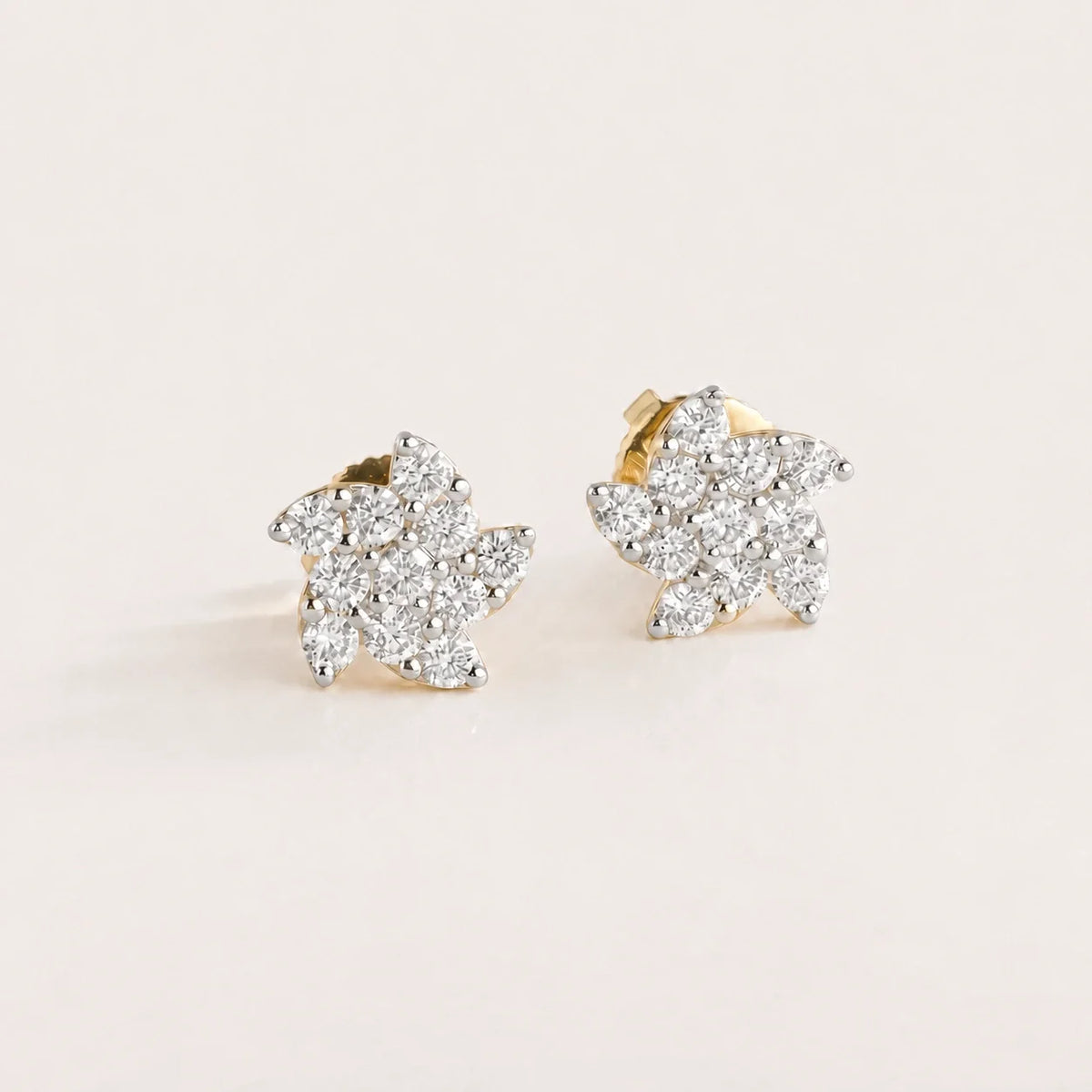 Floraison Stars & Flowers Diamond Earrings