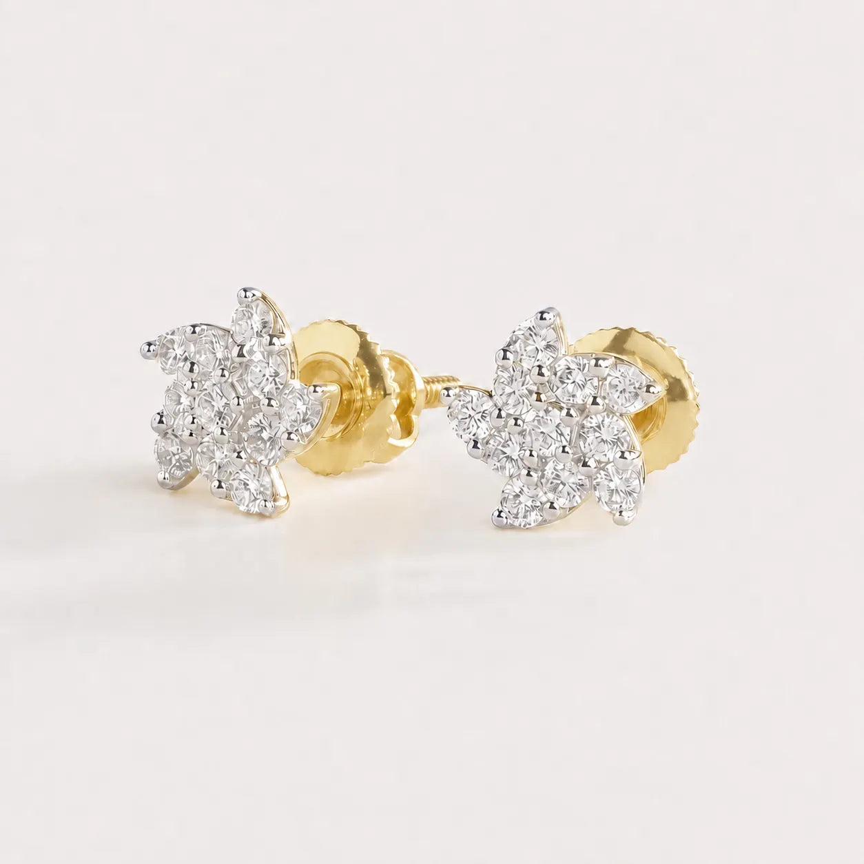Floraison Stars & Flowers Diamond Earrings
