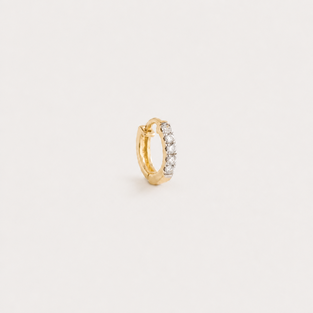 Beloved Ring Diamond Nose Pin