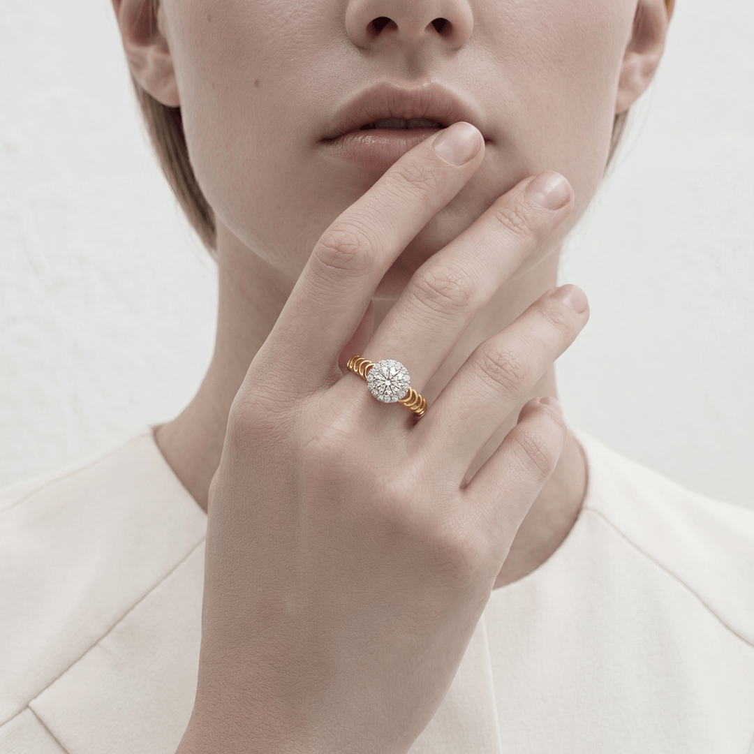 Bower Cluster Diamond Ring