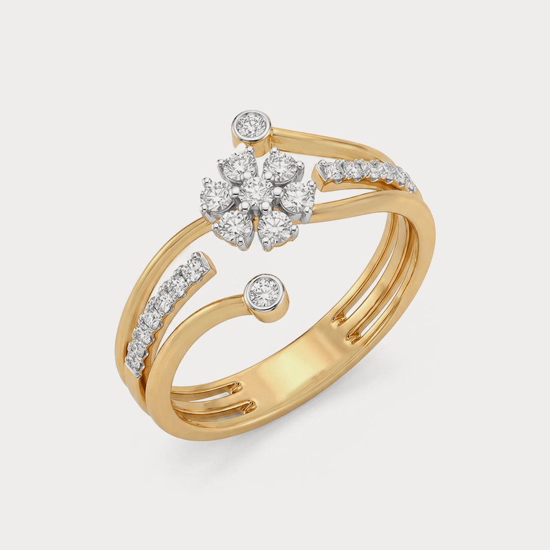 Petal Diamond Ring