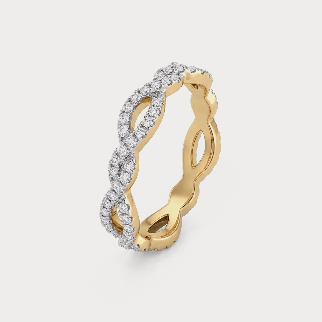 Link Diamond Ring