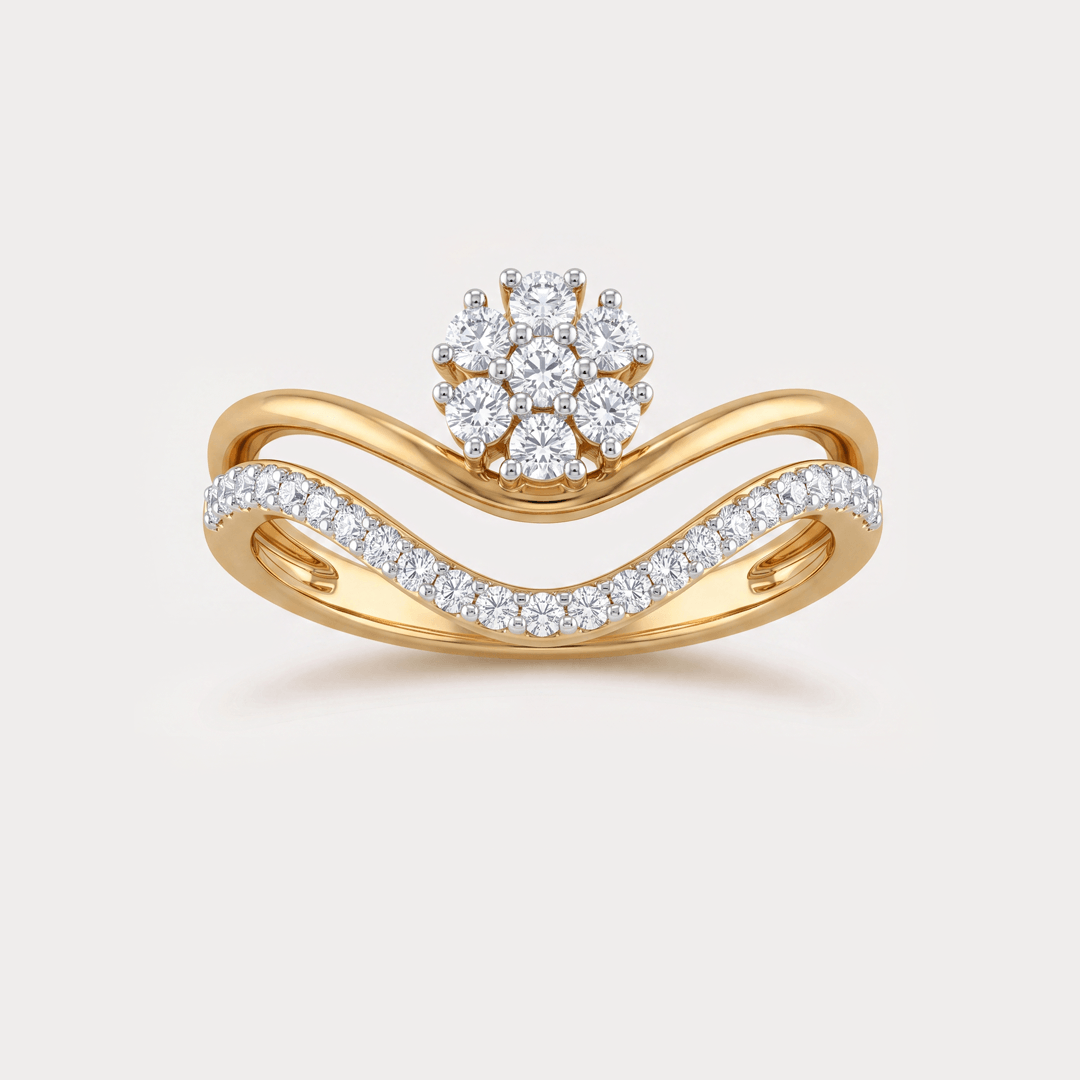 Floraison Floral Nakshatra Diamond Ring