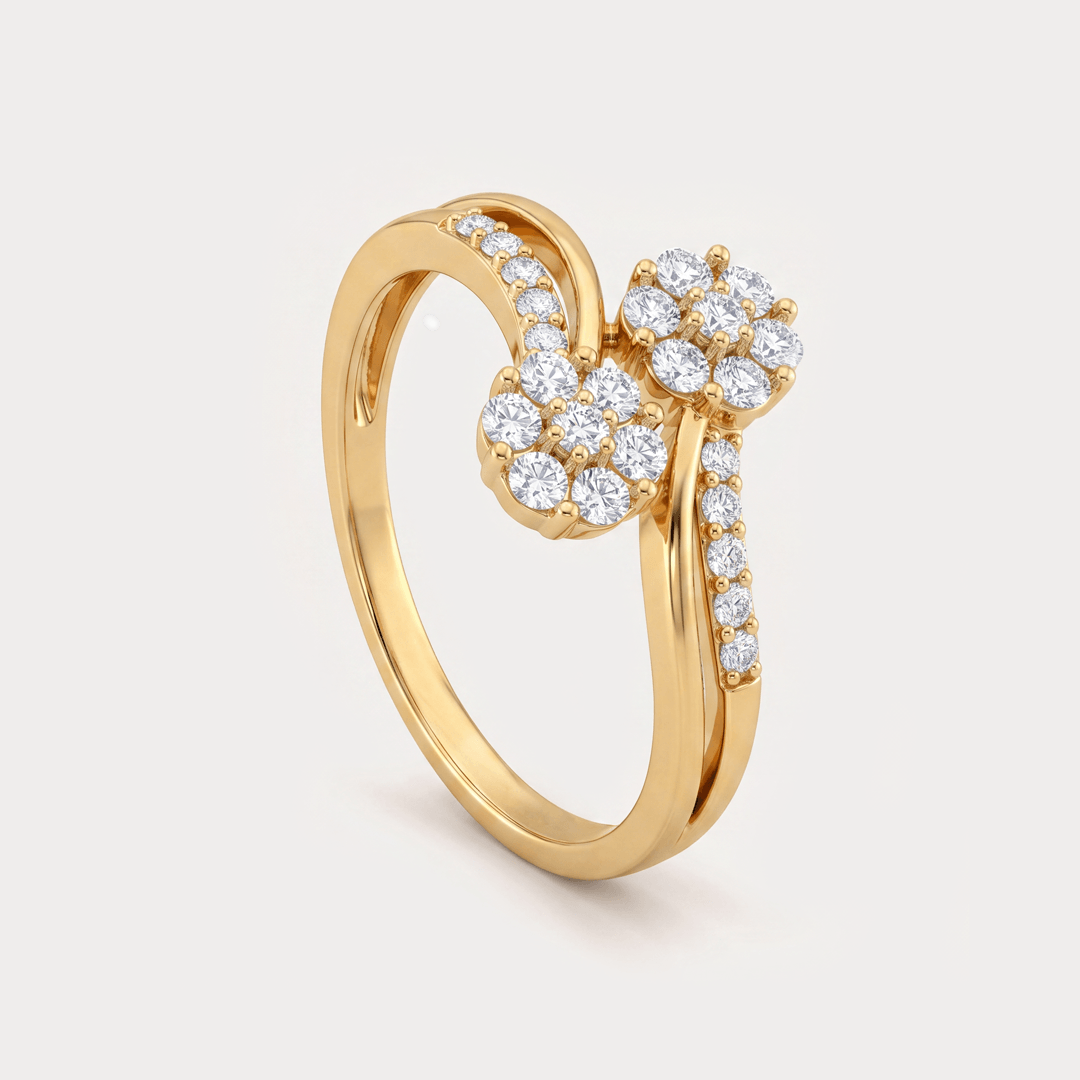 Prairie Floral Nakshatra Diamond Ring