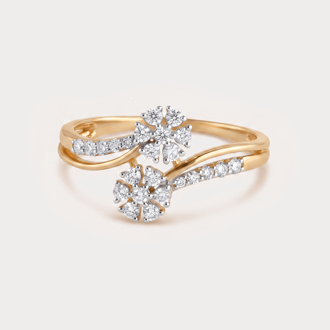 Prairie Floral Nakshatra Diamond Ring