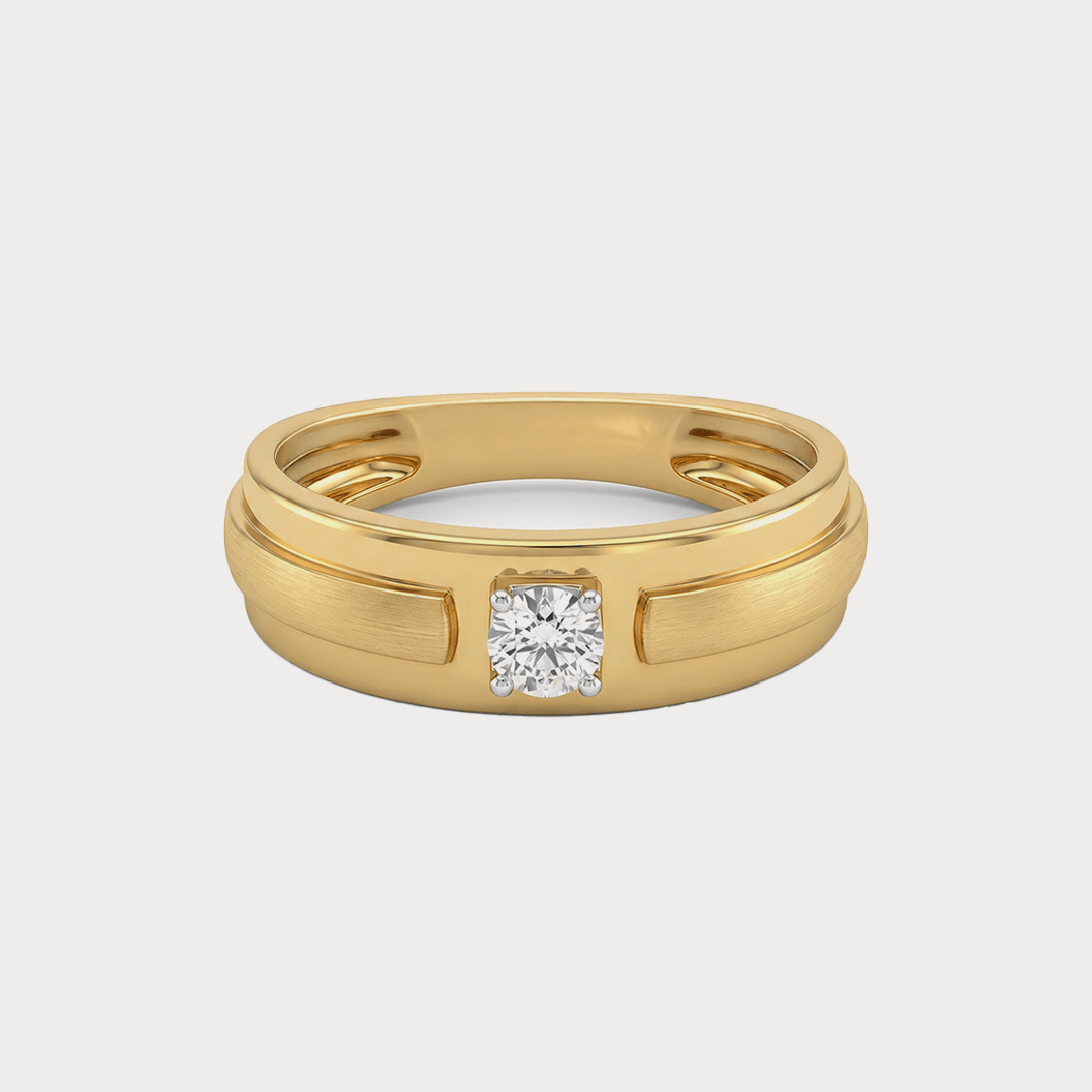 Obsidian Diamond Ring