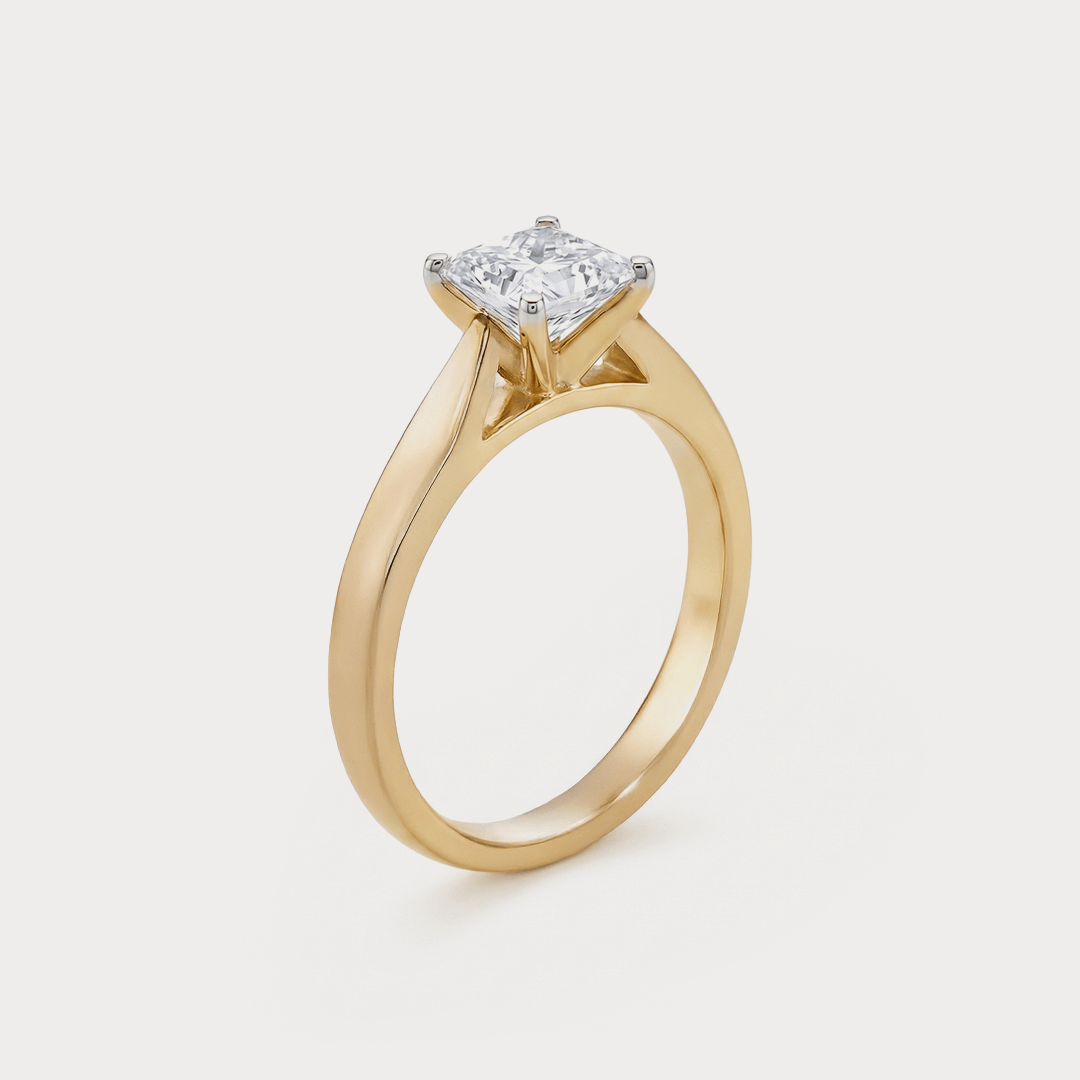 Flush Diamond Ring