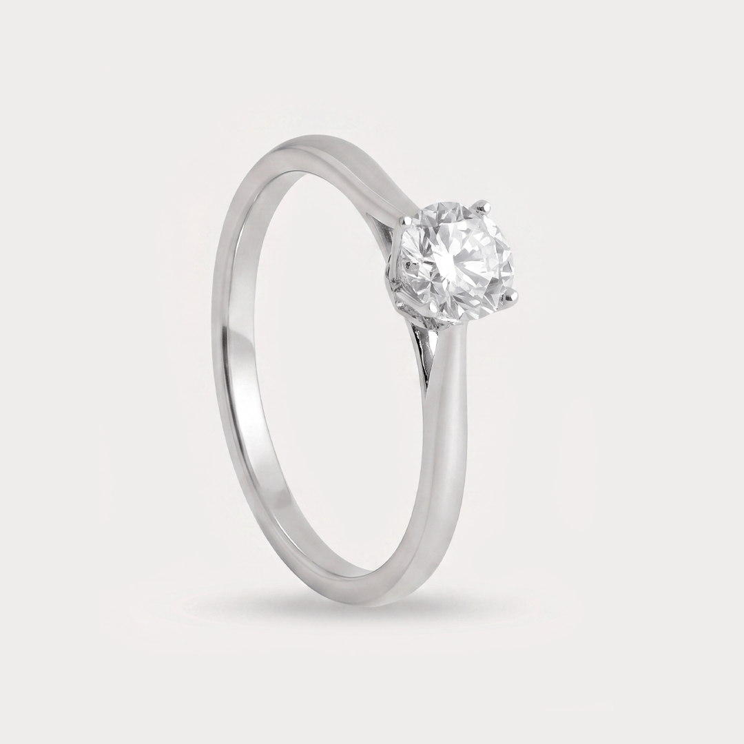 Brume Mini-Solitaire Diamond Ring
