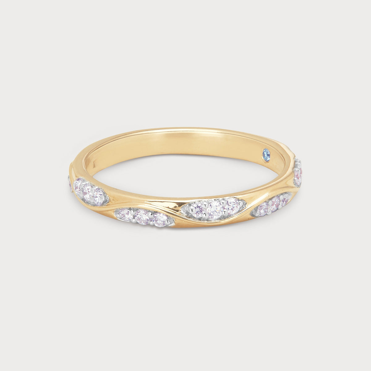 Ivy Cluster Diamond Band