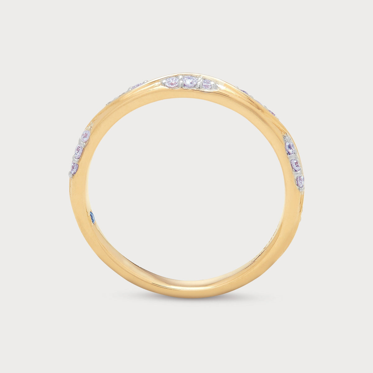 Ivy Cluster Diamond Band