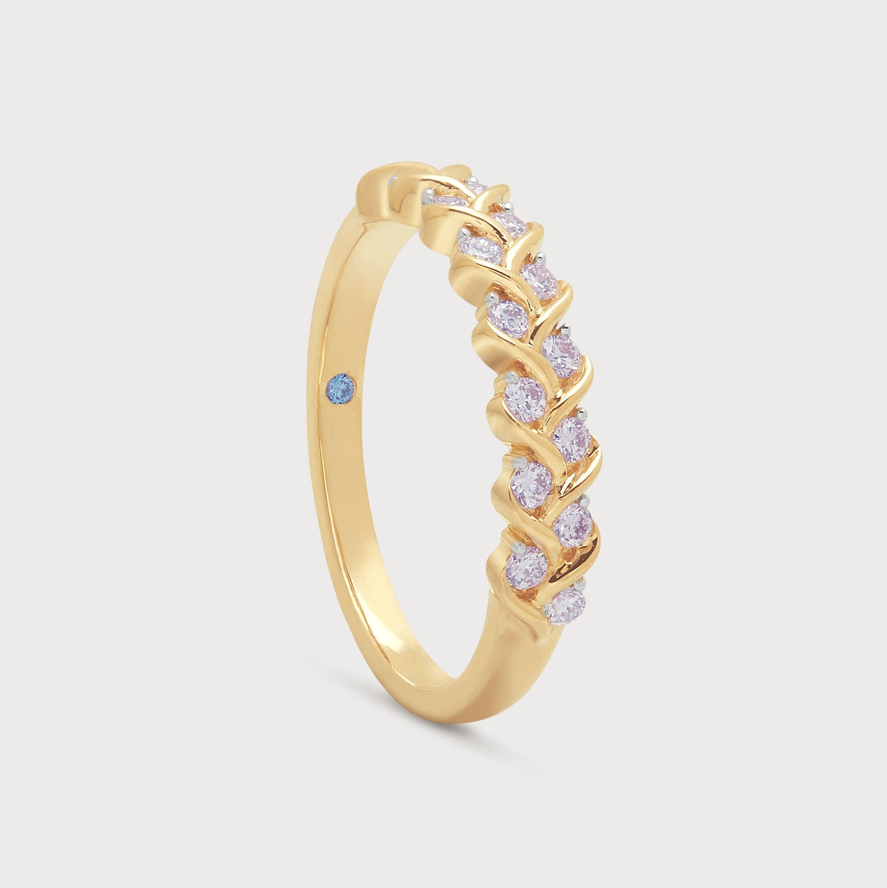 Helix Diamond Ring