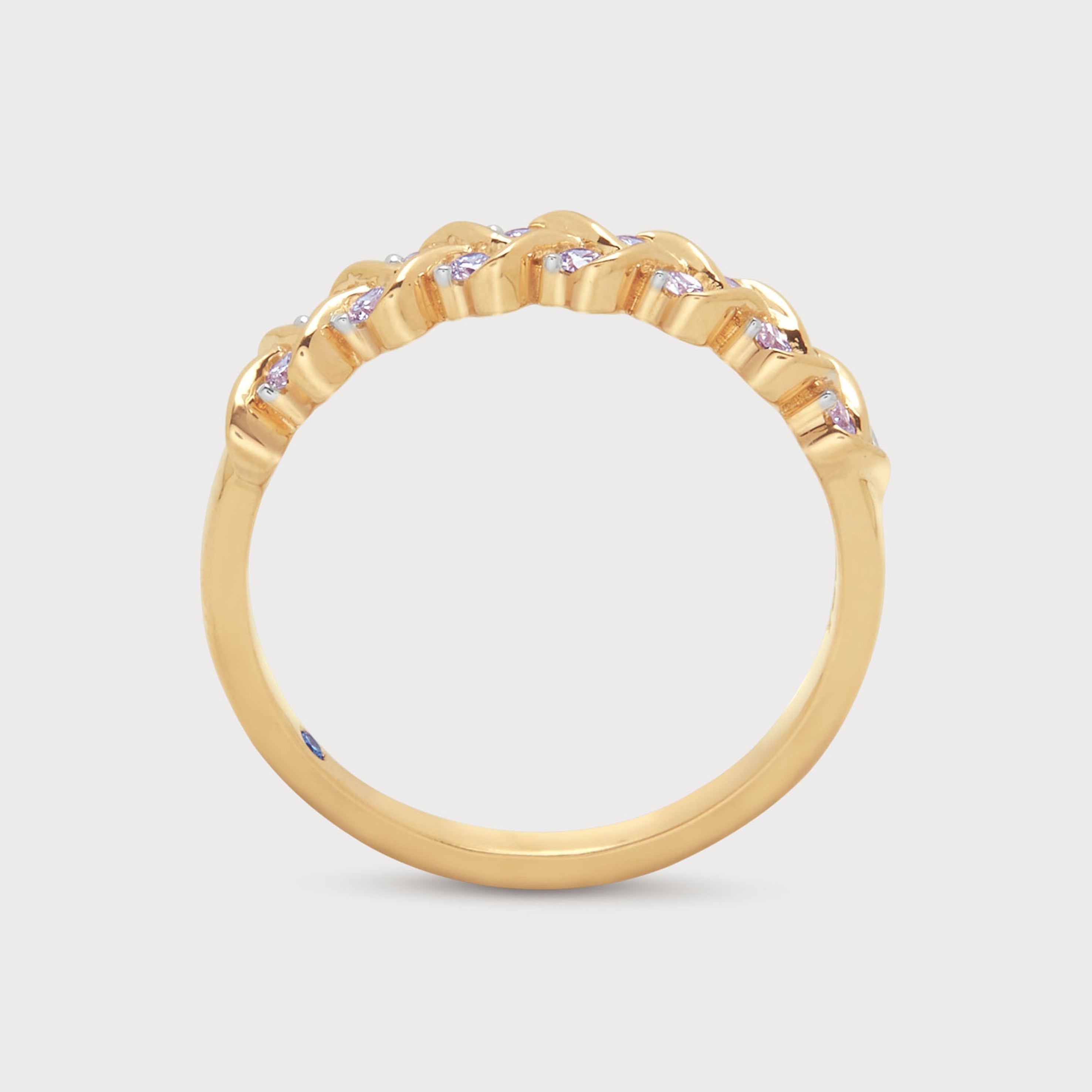 Helix Diamond Ring
