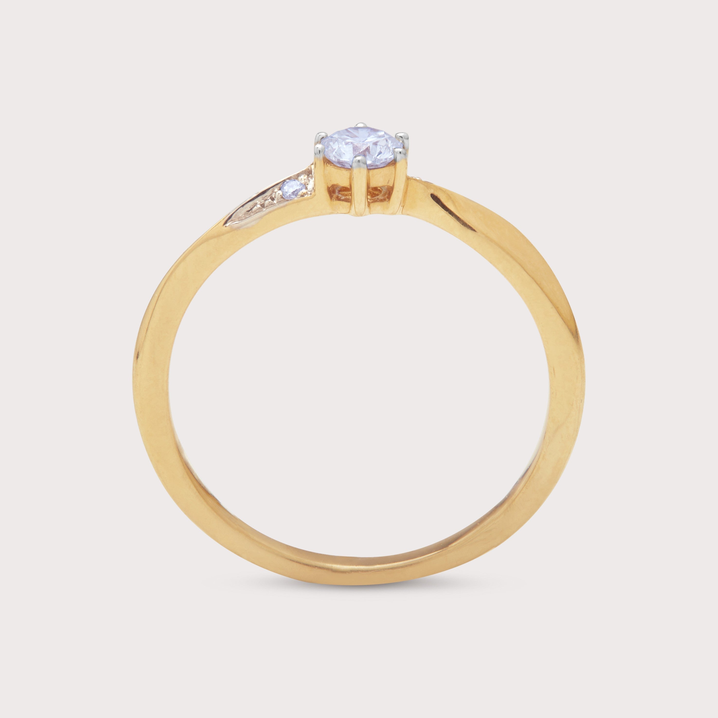 Aura Solitaire Diamond Ring