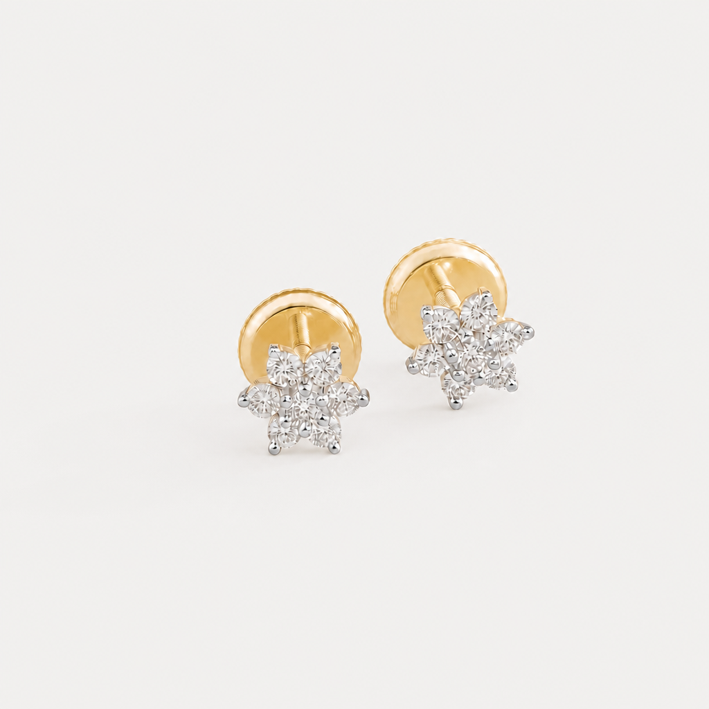 Flor Diamond Earrings