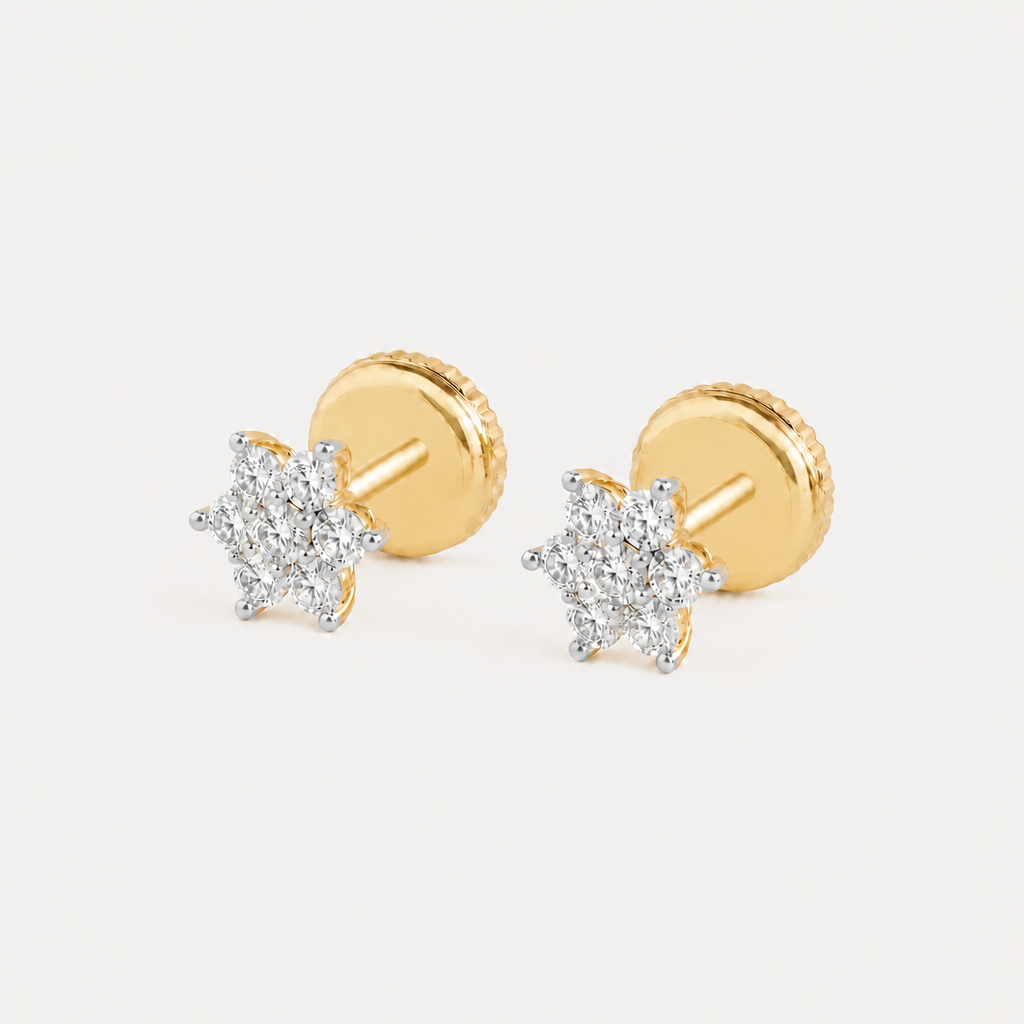 Flor Diamond Earrings
