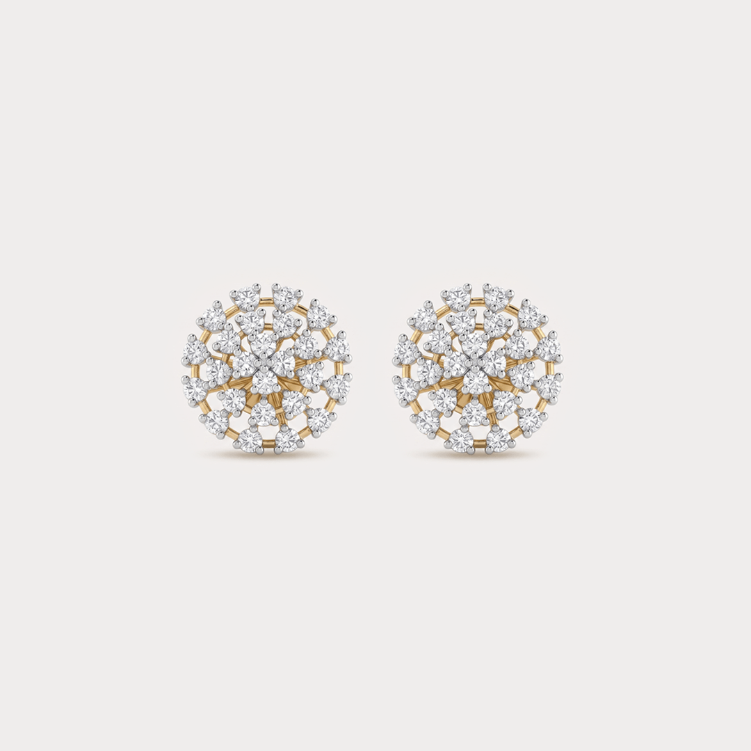 Sospiro Floral Nakshatra Diamond Earrings