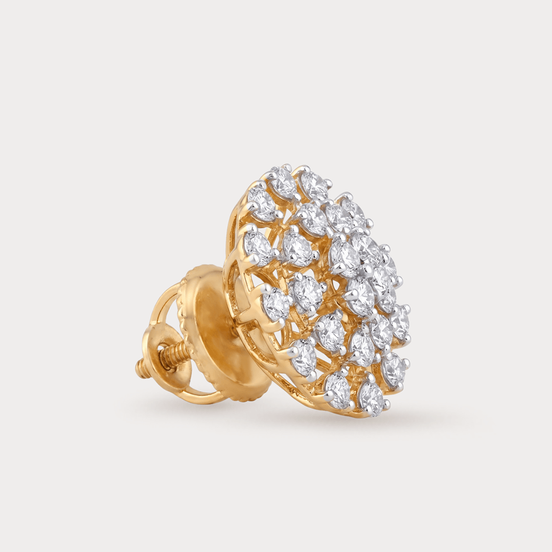 Sospiro Floral Nakshatra Diamond Earrings