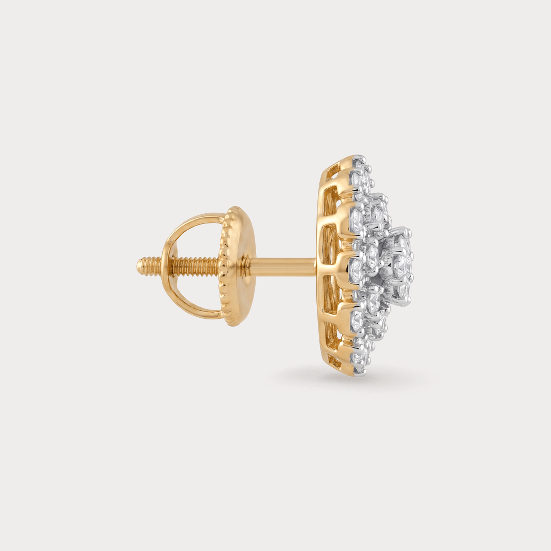 Sospiro Floral Nakshatra Diamond Earrings