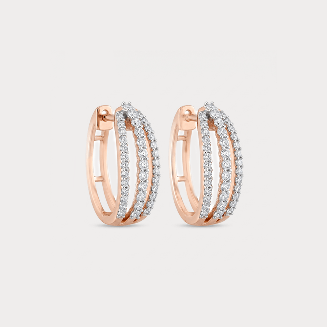 Sweep Diamond Earrings