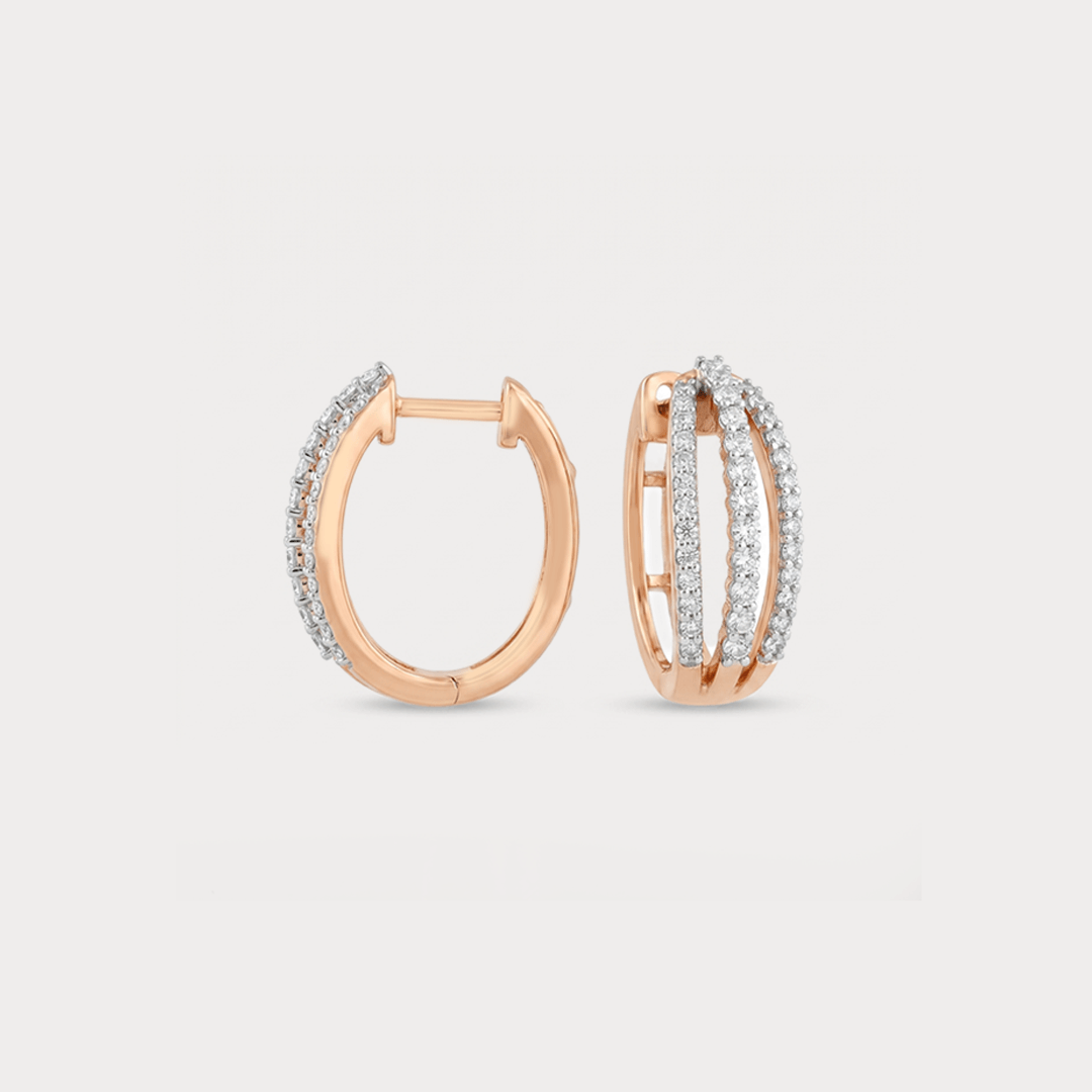 Sweep Diamond Earrings