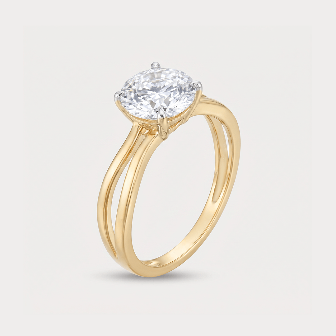 Warm Embrace Solitaire Diamond Ring