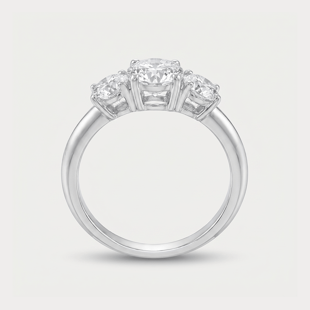 Bonheur Solitaire Diamond Ring