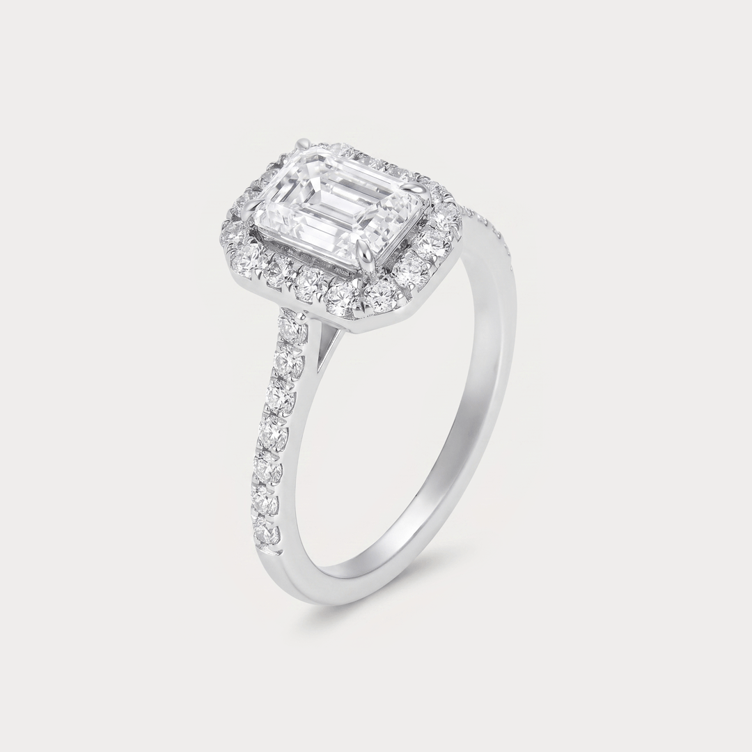 Dune Solitaire Diamond Ring