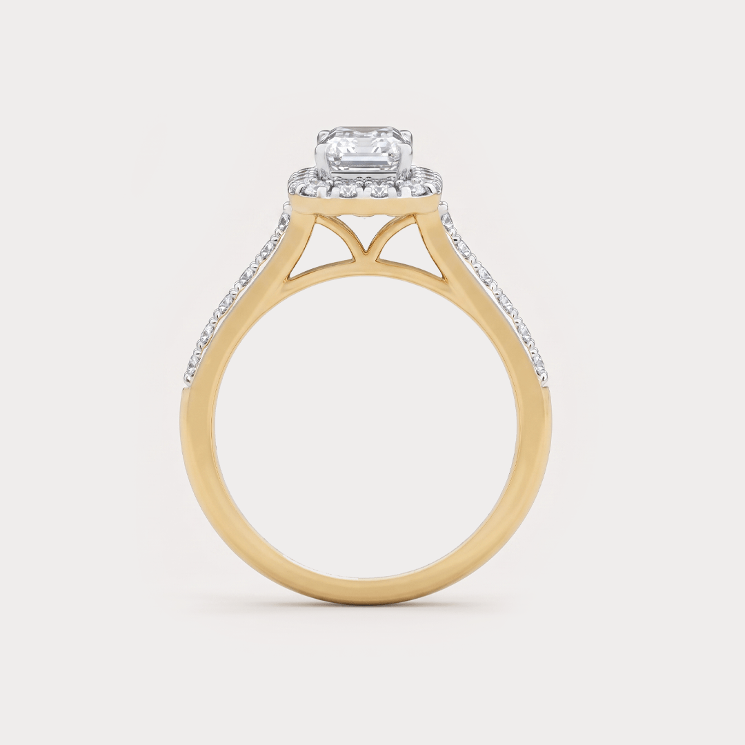 Starlit Love Story Solitaire Diamond Ring