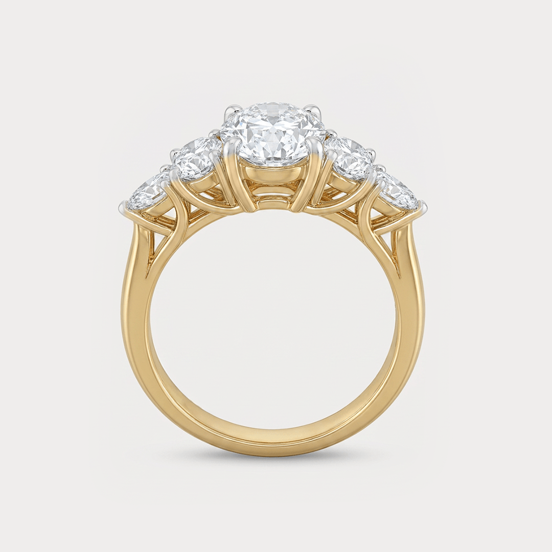 Clair de Lune Solitaire Diamond Ring