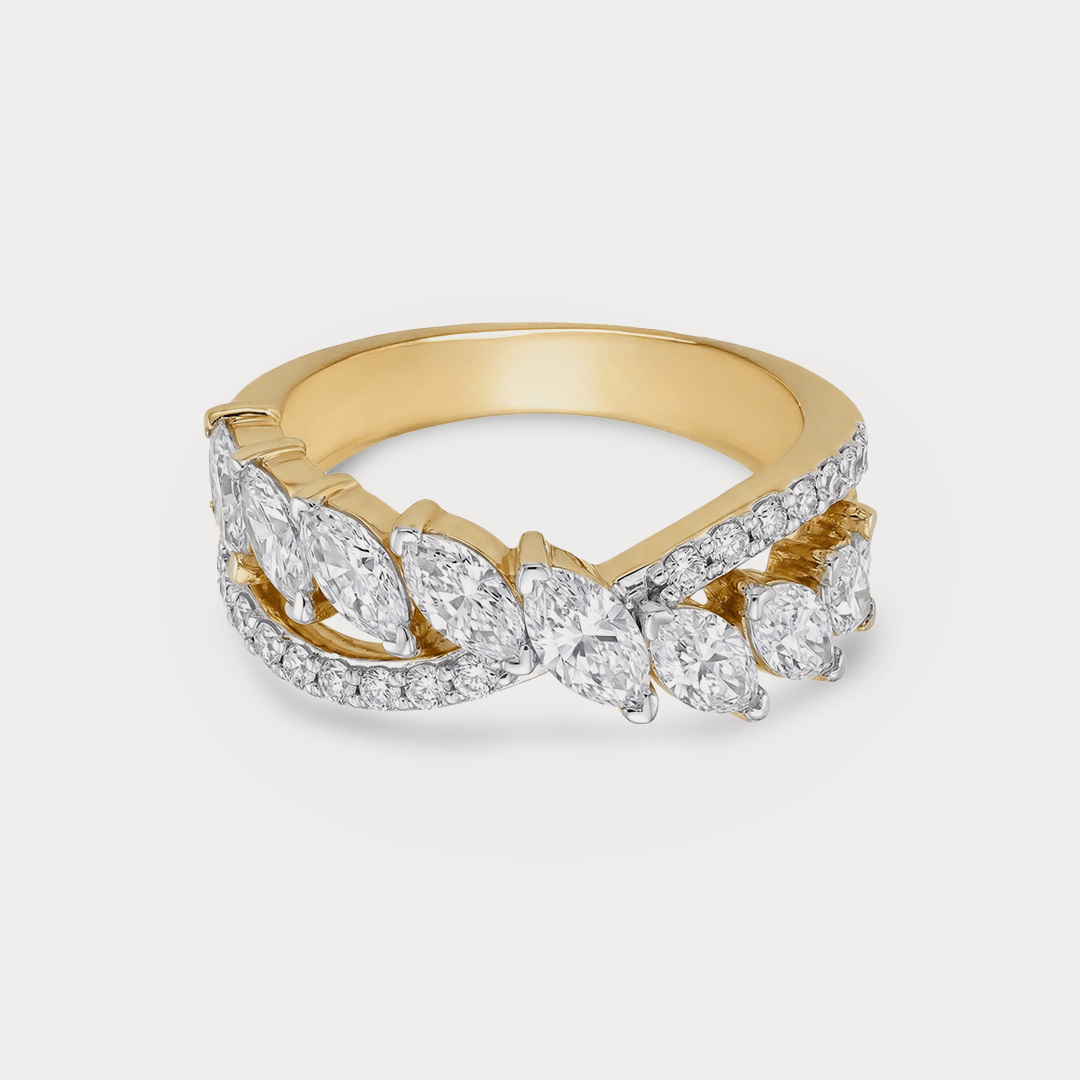 Chain Diamond Ring
