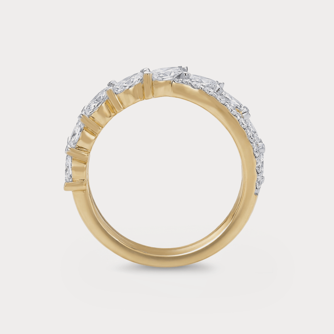 Chain Diamond Ring