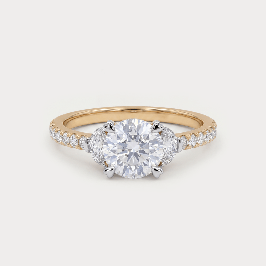 Douce Mini Solitaire Diamond Bridal Ring