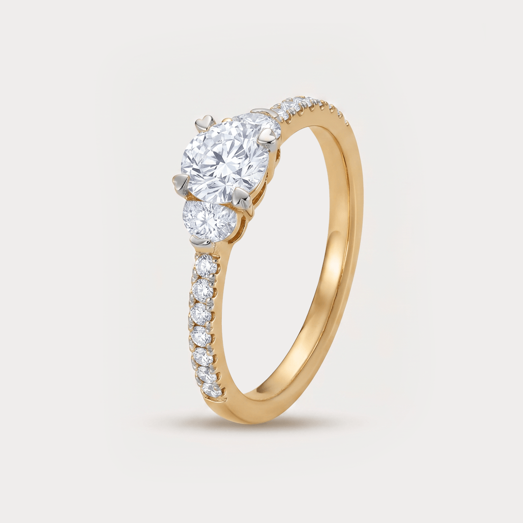 Douce Mini Solitaire Diamond Bridal Ring