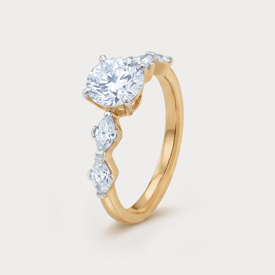 Précieuse Solitaire Diamond Bridal Ring
