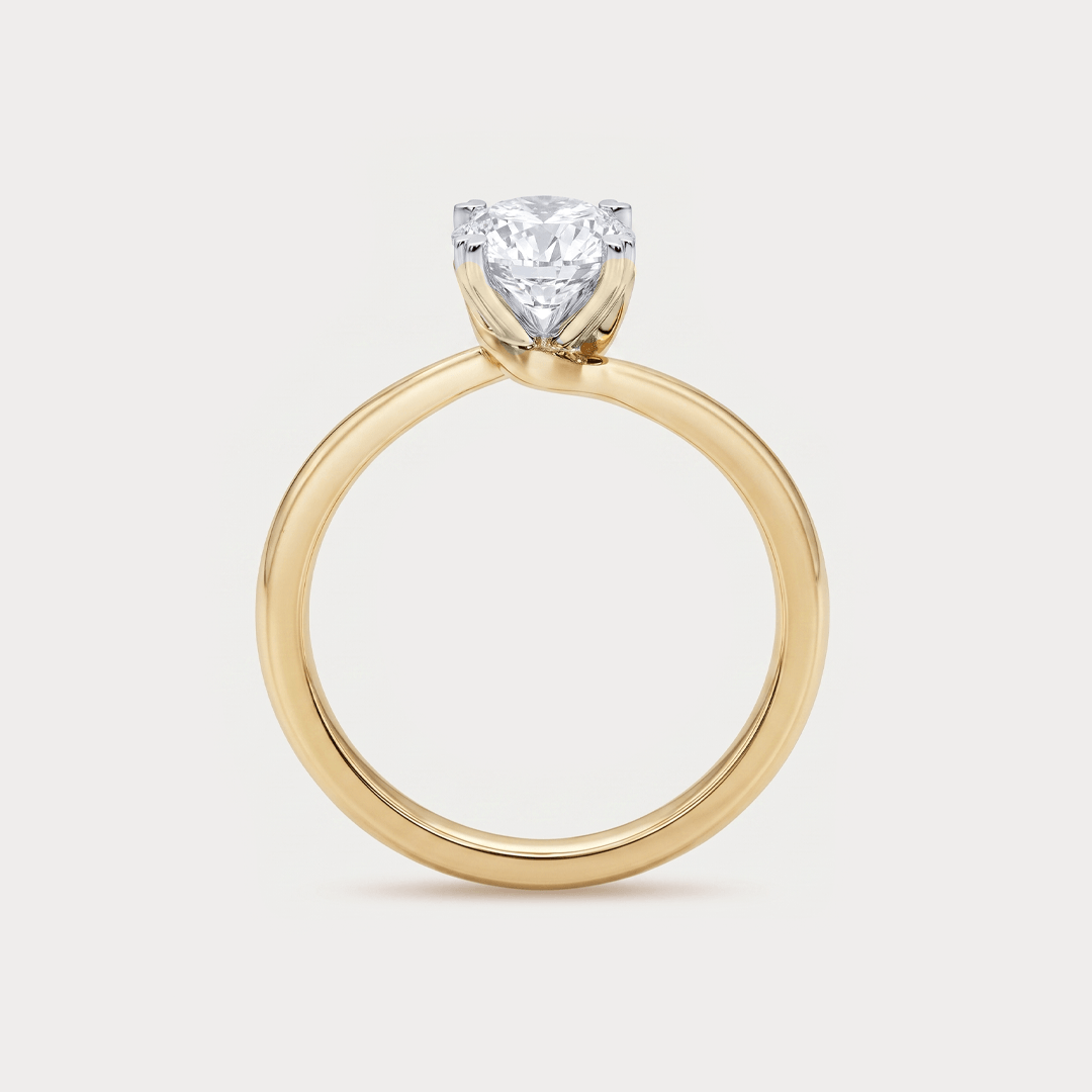 Vivace Solitaire Diamond Bridal Ring