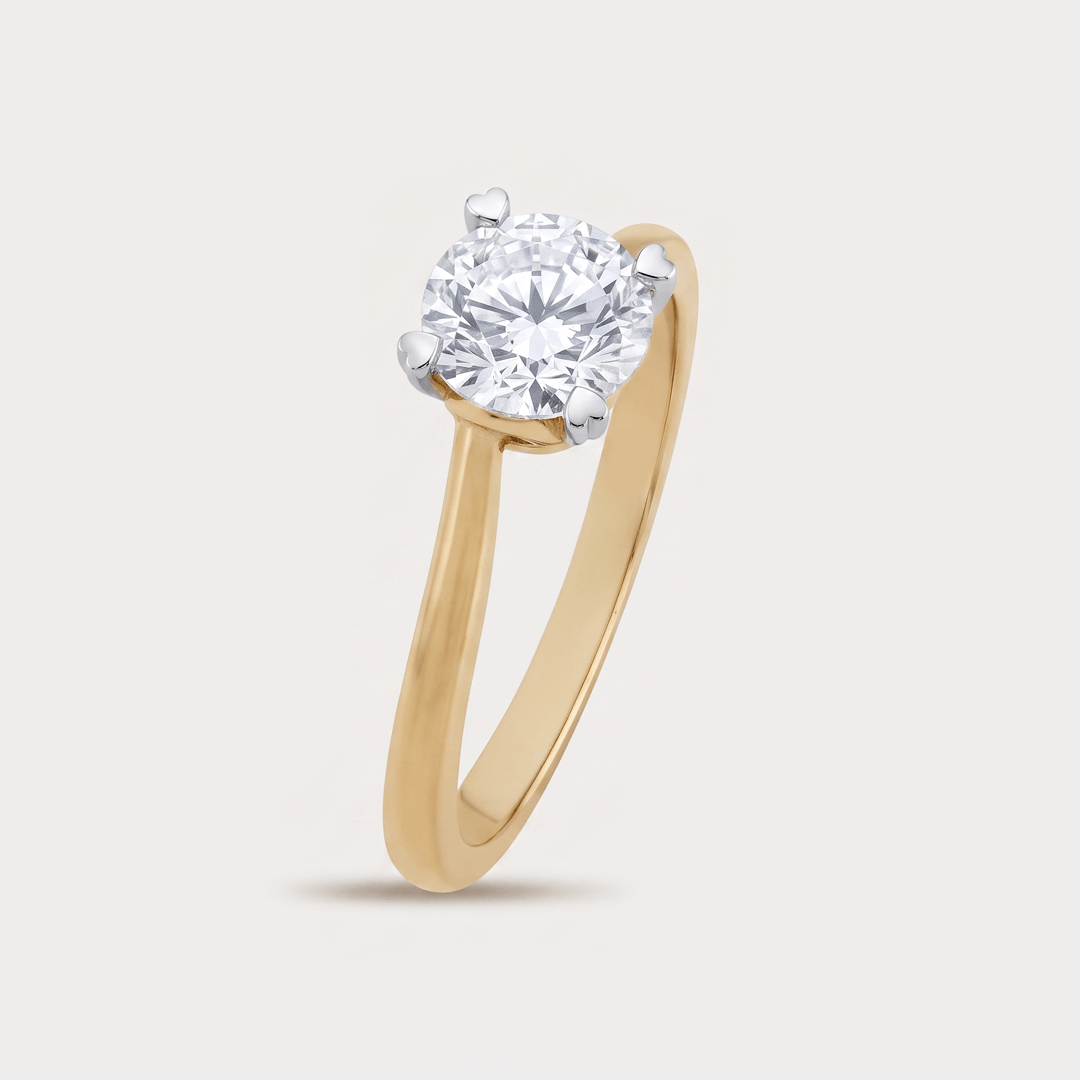 Vivace Solitaire Diamond Bridal Ring