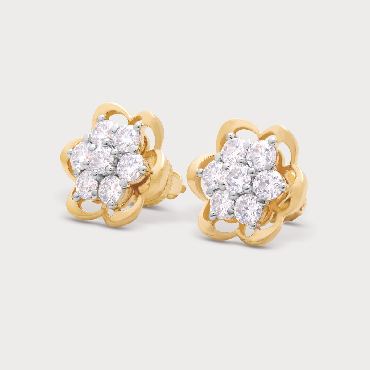 Golden Fig Diamond Studs